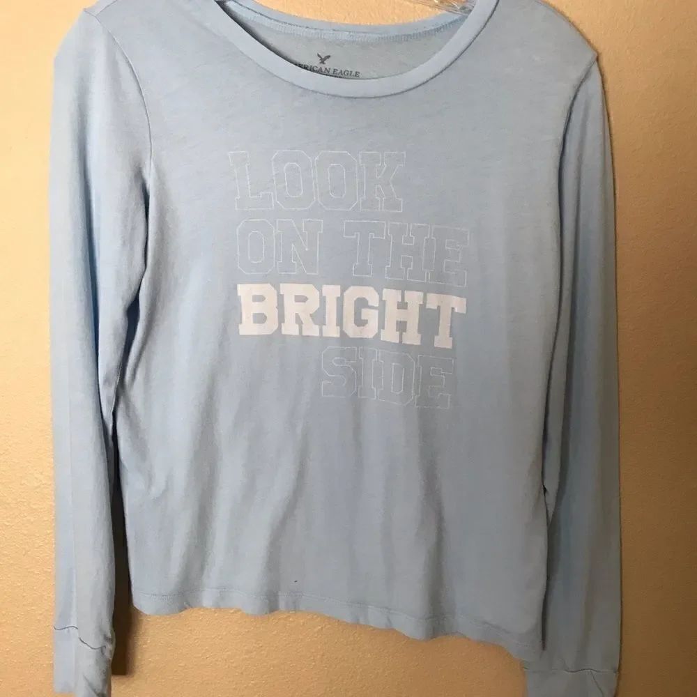 American Eagle Look On The Bright Side Shirt‎